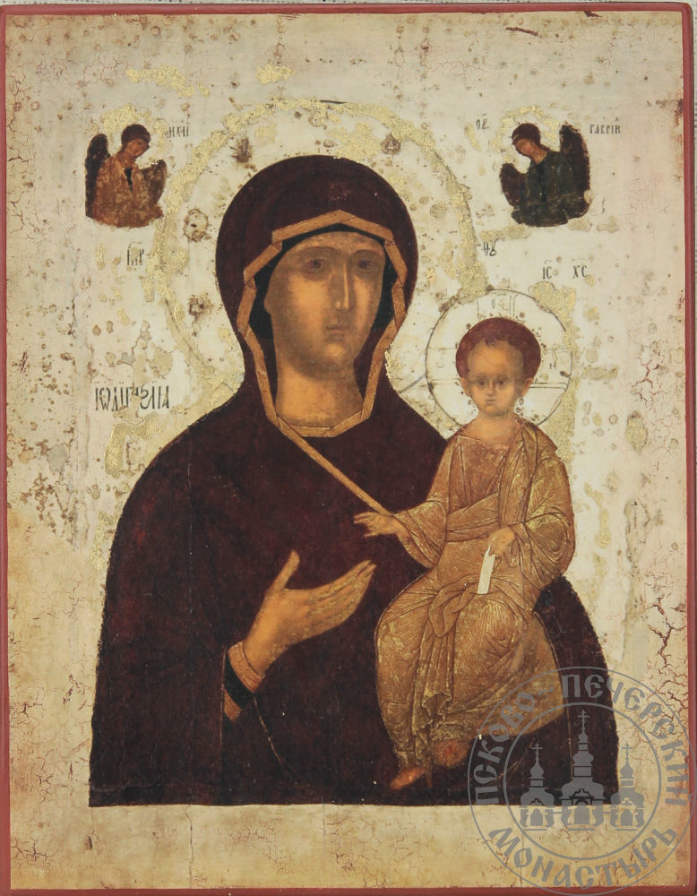 Одигитрия Смоленнская икона Божией Матери (старинная)