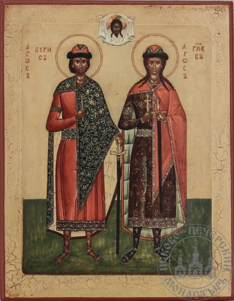 Борис и Глеб святые благоверные князья (старинная)