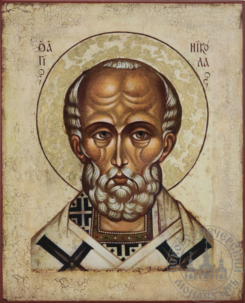 Николай святой Мирликийский чудотворец (оплечный)