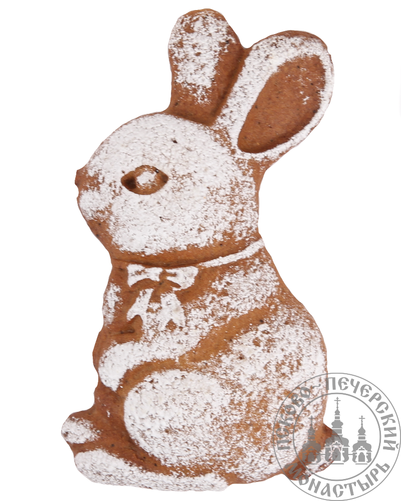 «Кролик» имбирно-солодовый пряник с начинкой. 100г.